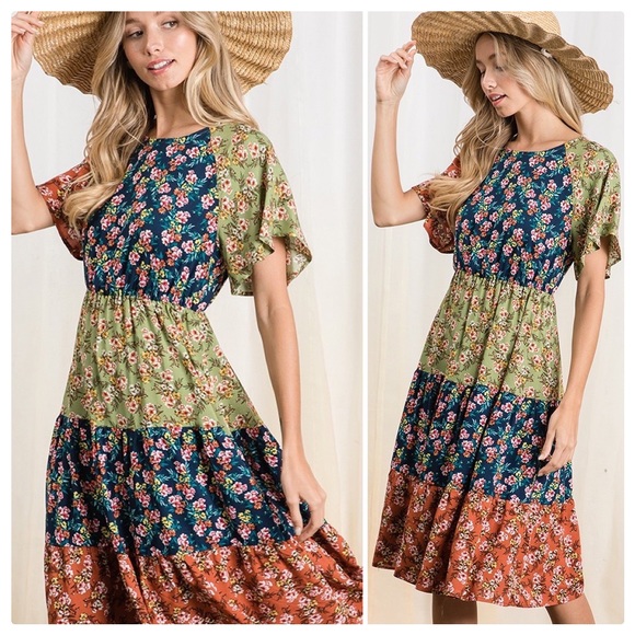 Frolic in the Meadow Midi Dress - Picture 16 of 16
